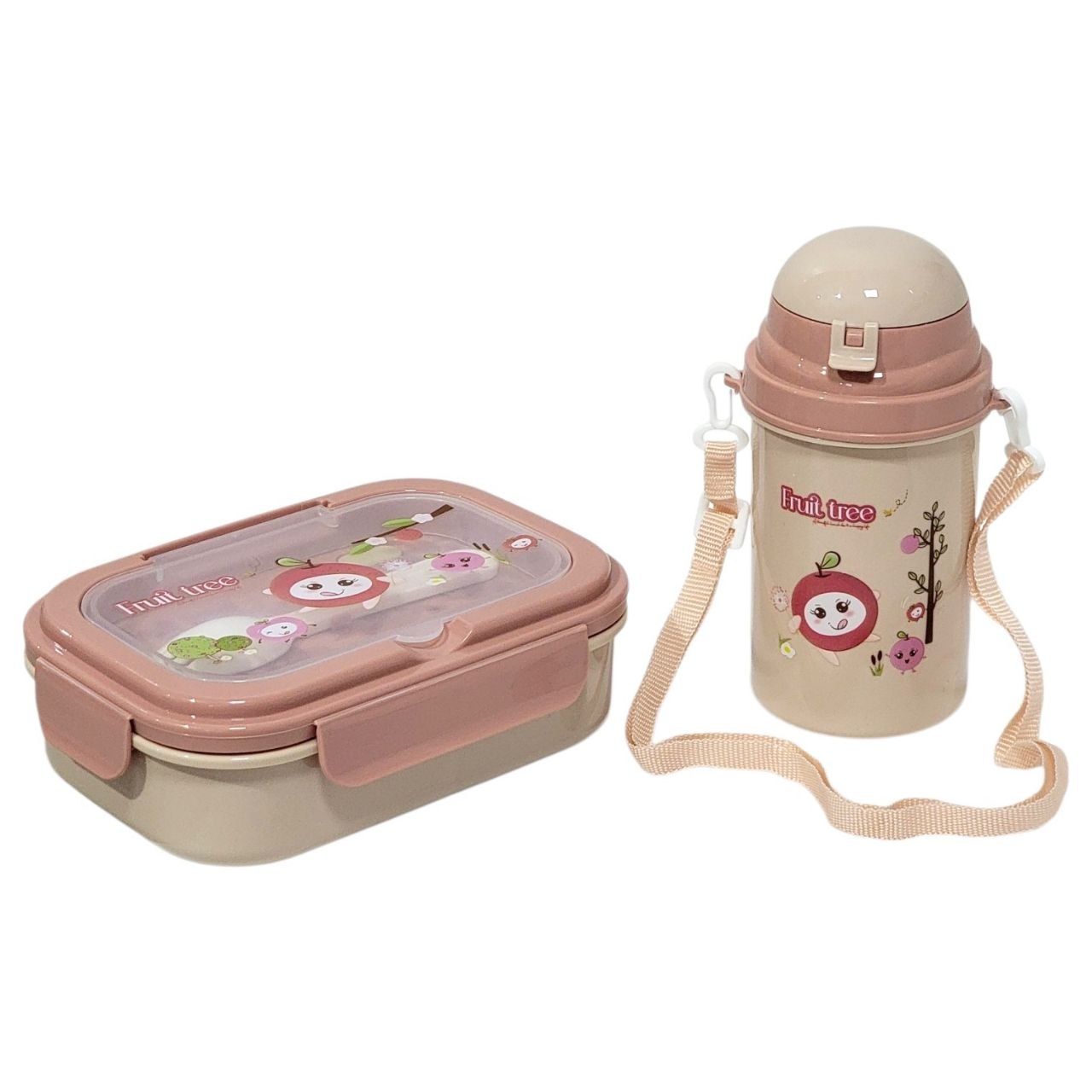 SET DE RECIPIENTE PANA PARA ALIMENTOS INFANTIL CON BOTE Y CUBIERTO BENELI HOME