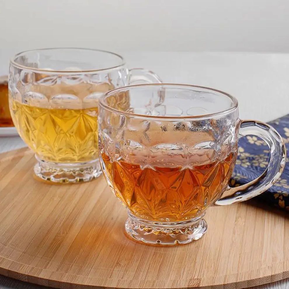 SET DE TAZAS MINI DE VIDRIO 6PCS BENELI HOME 210ML X 6PCS