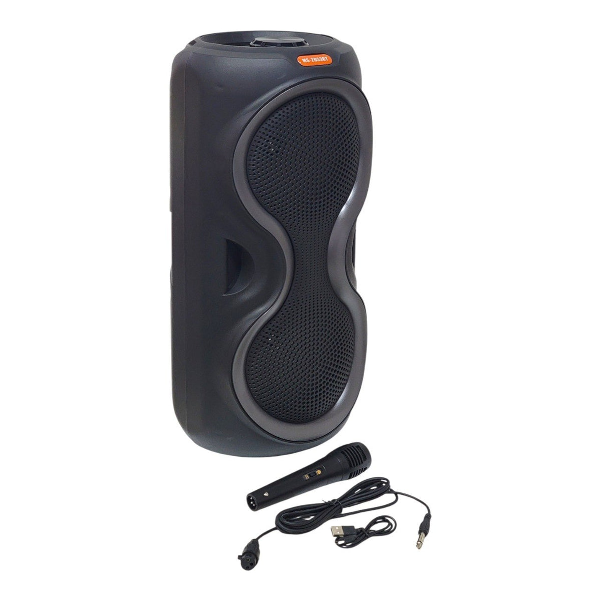 PARLANTE ALTAVOZ INALAMBRICO PORTATIL CON LUCES LED RGB MODELO MS-2053BT
