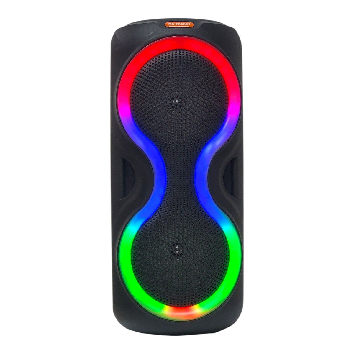 PARLANTE ALTAVOZ INALAMBRICO PORTATIL CON LUCES LED RGB MODELO MS-2053BT