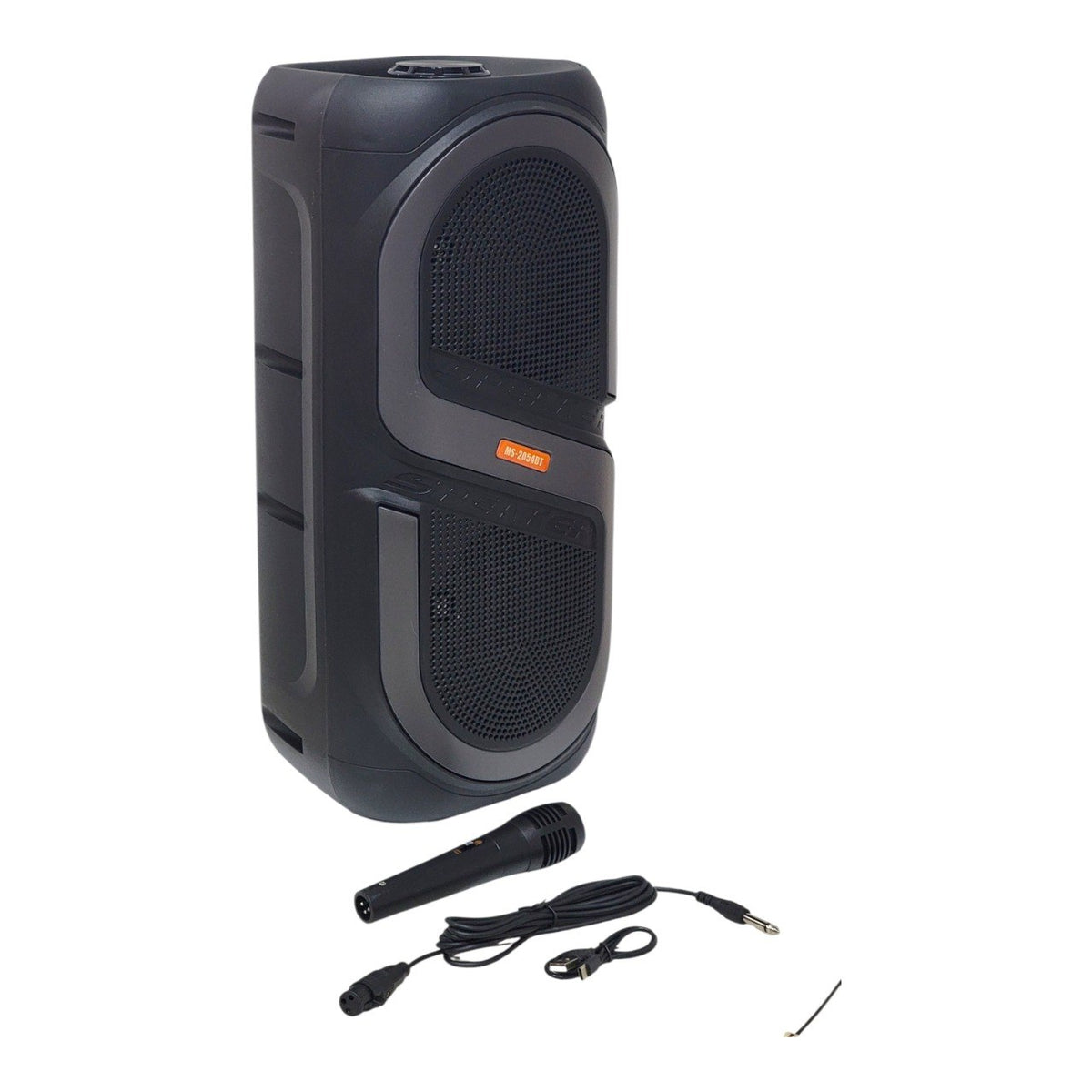 PARLANTE ALTAVOZ INALAMBRICO PORTATIL CON LUCES LED RGB MODELO MS-2054BT