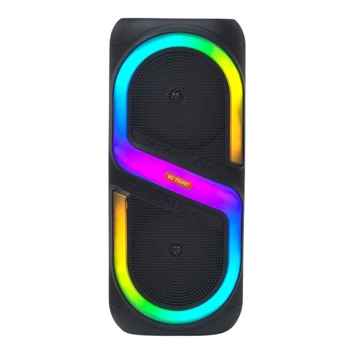 PARLANTE ALTAVOZ INALAMBRICO PORTATIL CON LUCES LED RGB MODELO MS-2054BT