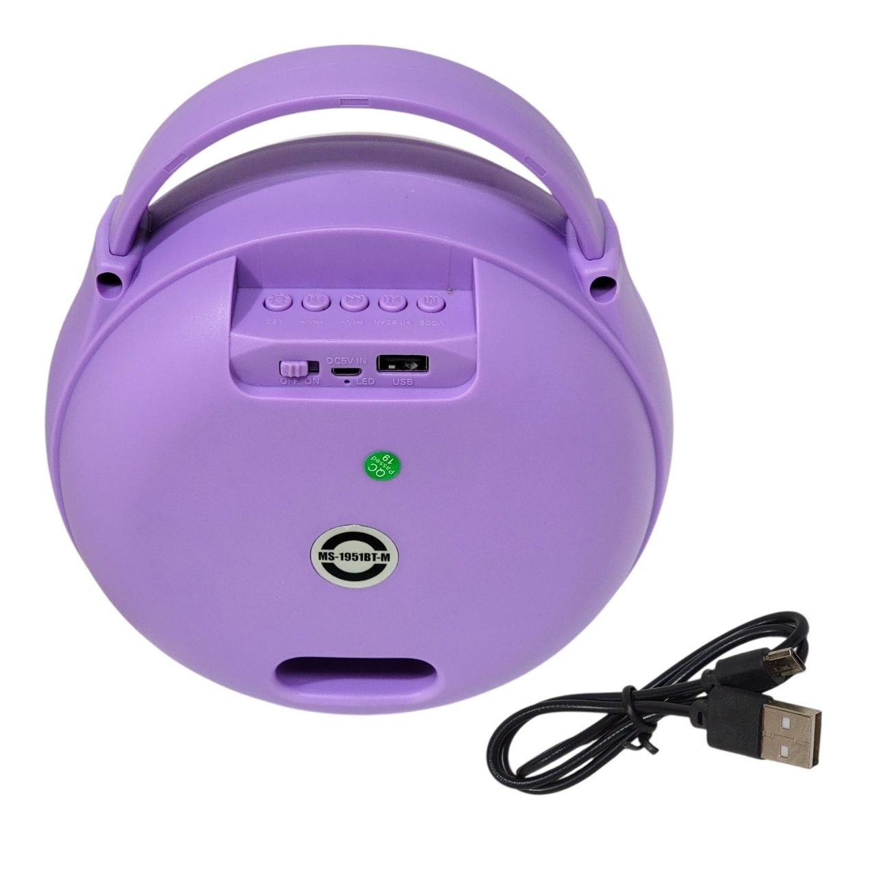PARLANTE ALTAVOZ INALAMBRICO CON MICROFONO PORTATIL MODELO MS-1951BT-M