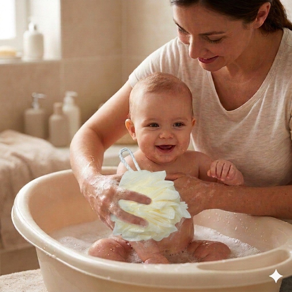 ESPONJA DE MALLA PARA BAÑO EXFOLIANTE BENELI HOME