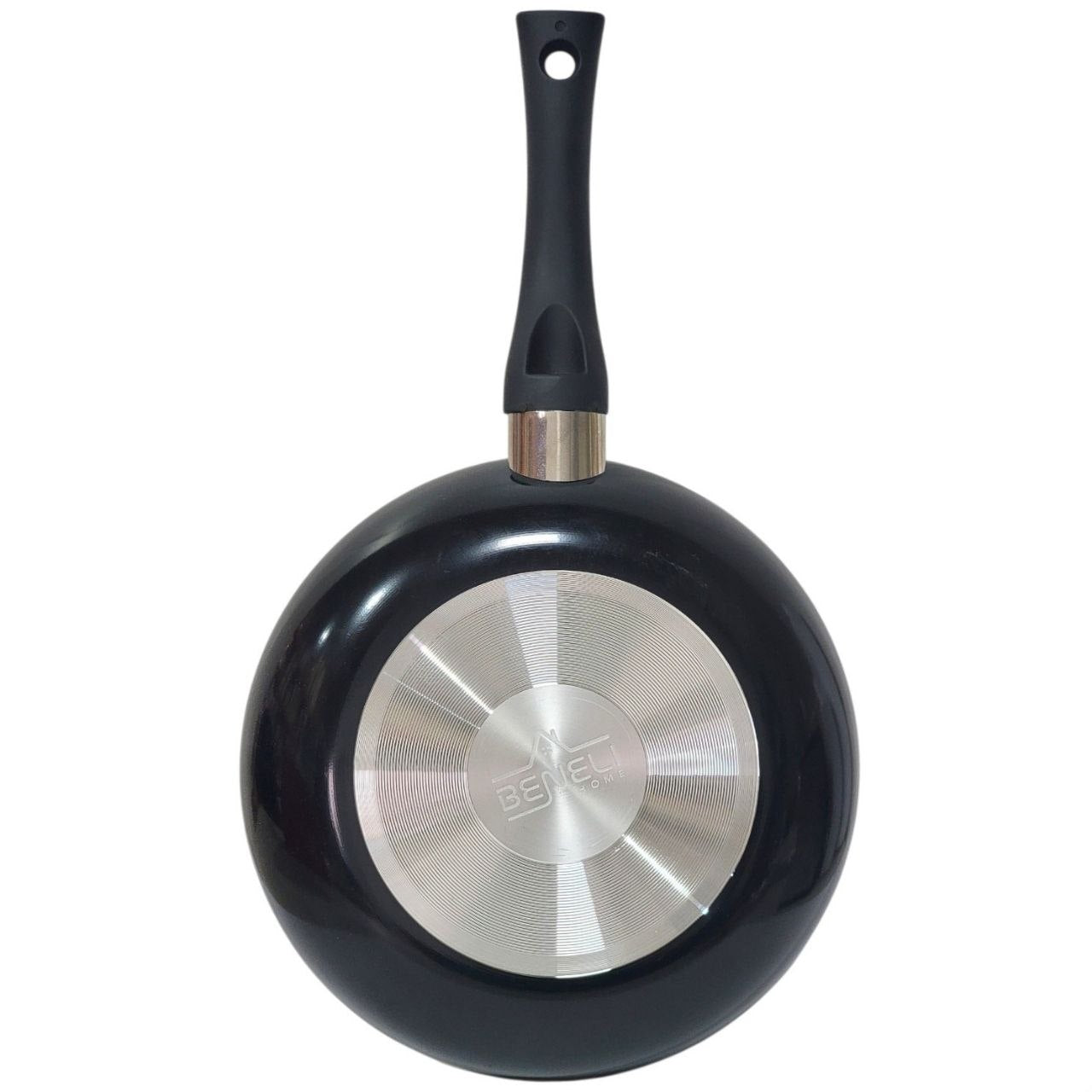 SARTEN DE ALUMINIO ANTIADHERENTE COLOR NEGRO BENELI HOME 24CM
