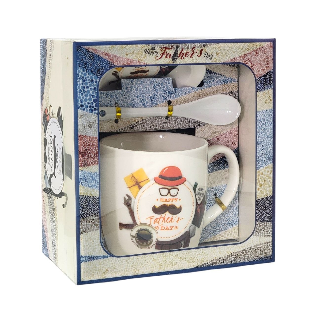 SET DE TAZA DE REGALO PARA PAPÁ DE CERAMICA 3PCS BENELI HOME