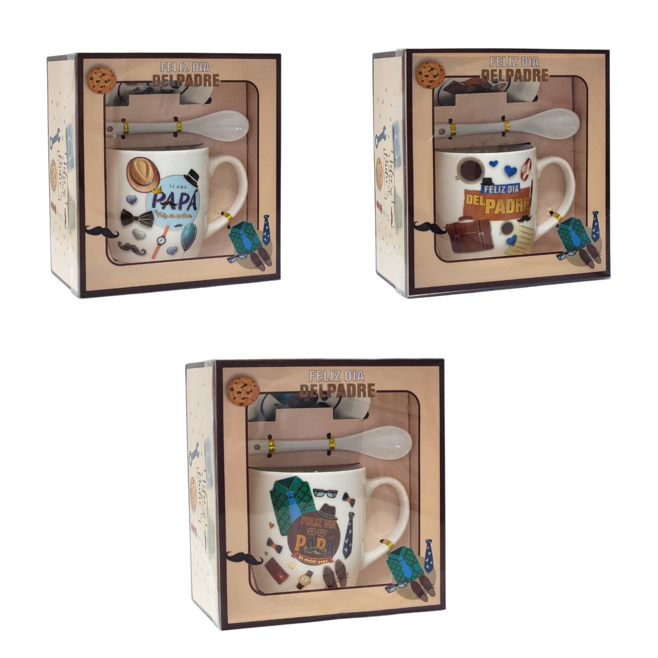SET DE TAZA DE REGALO PARA PAPÁ 3PCS BENELI HOME