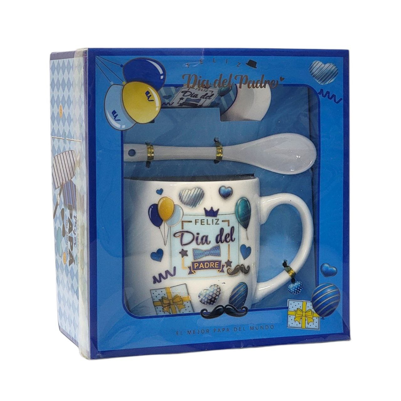 SET DE TAZA DE REGALO PARA PAPÁ DE CERAMICA 3PCS BENELI HOME