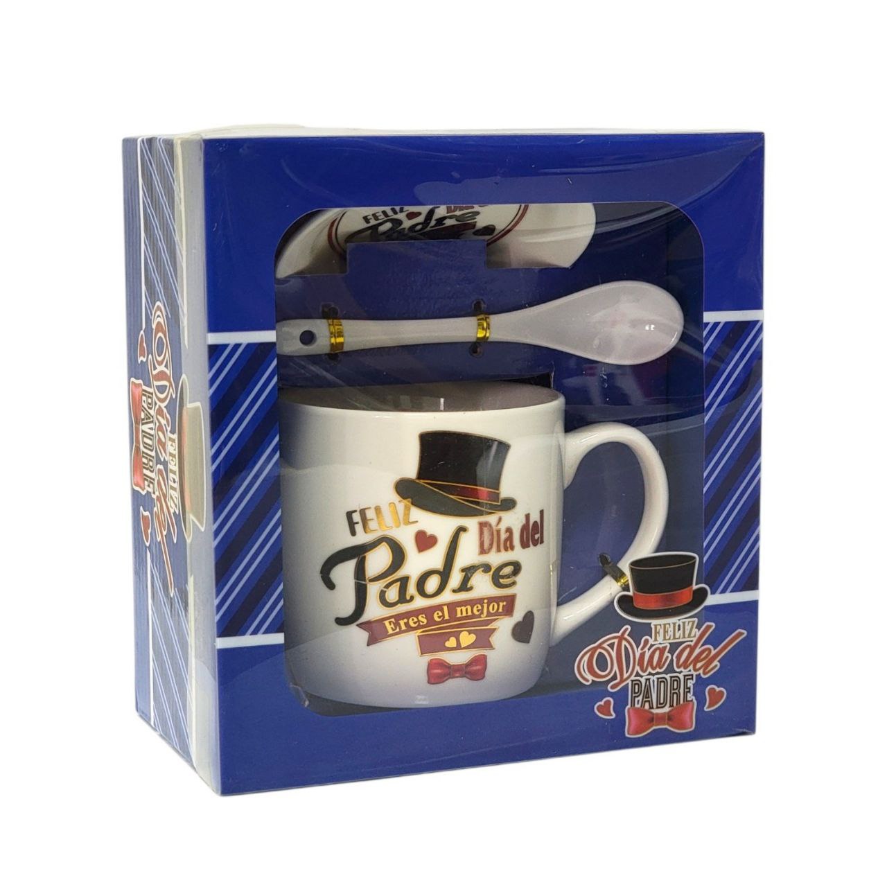 SET DE TAZA DE REGALO PARA PAPÁ DE CERAMICA 3PCS BENELI HOME