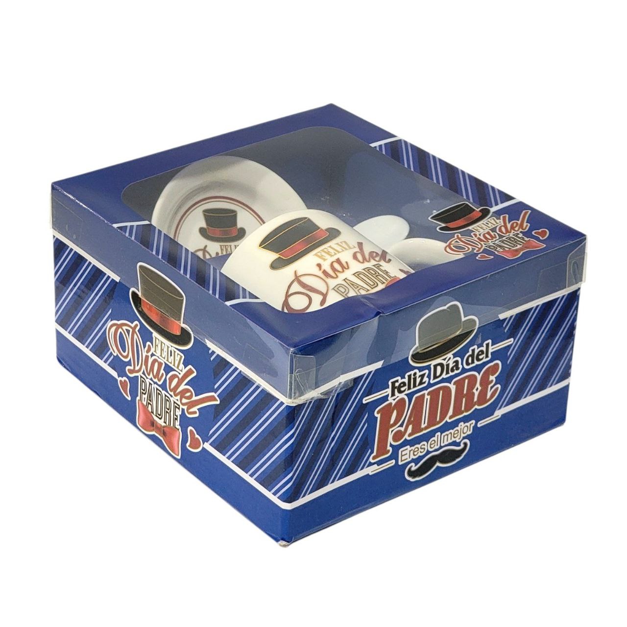 SET DE TAZA DE REGALO PARA PAPÁ DE CERAMICA 3PCS BENELI HOME