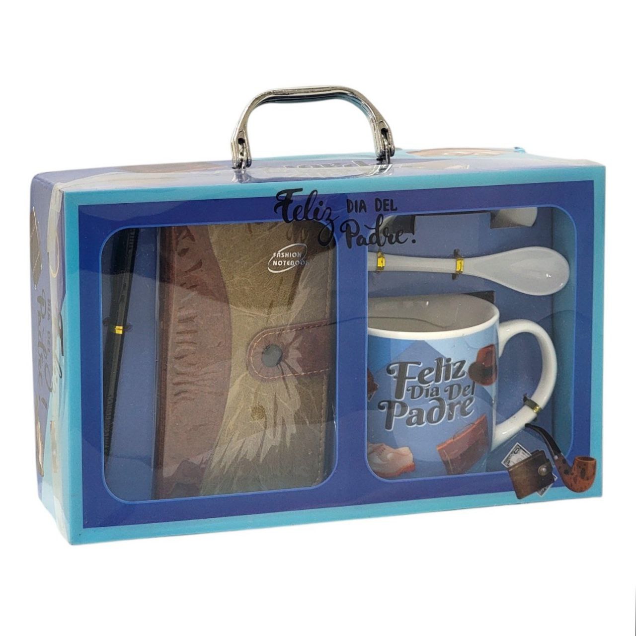 SET DE TAZA DE REGALO Y AGENDA PARA PAPÁ 5PCS BENELI HOME
