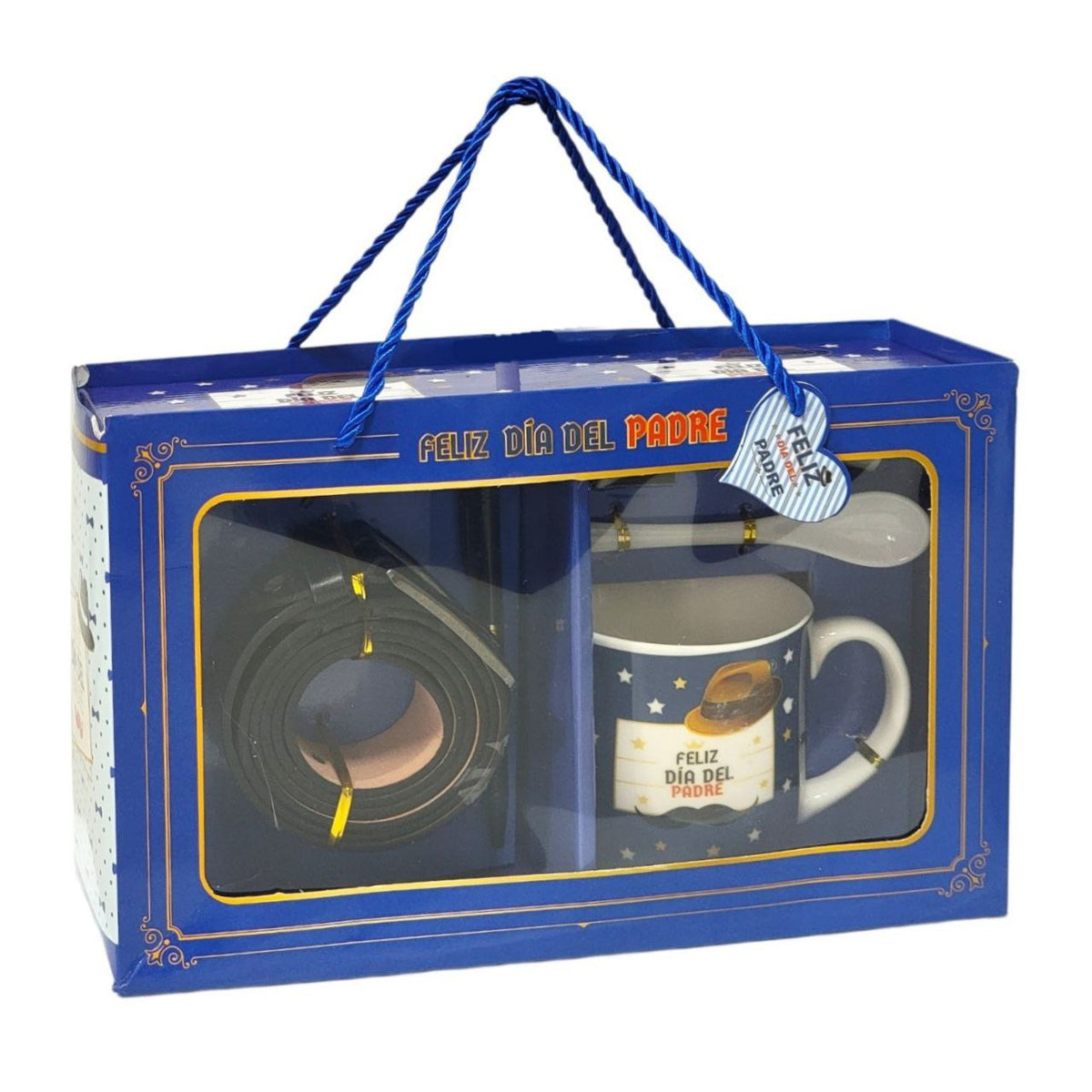 SET DE TAZA DE REGALO Y FAJA PARA PAPÁ 5PCS BENELI HOME