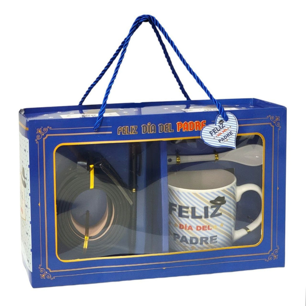 SET DE TAZA DE REGALO Y FAJA PARA PAPÁ 5PCS BENELI HOME
