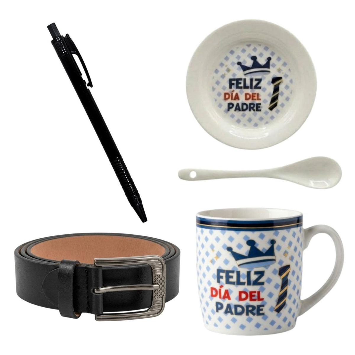 SET DE TAZA DE REGALO Y FAJA PARA PAPÁ 5PCS BENELI HOME