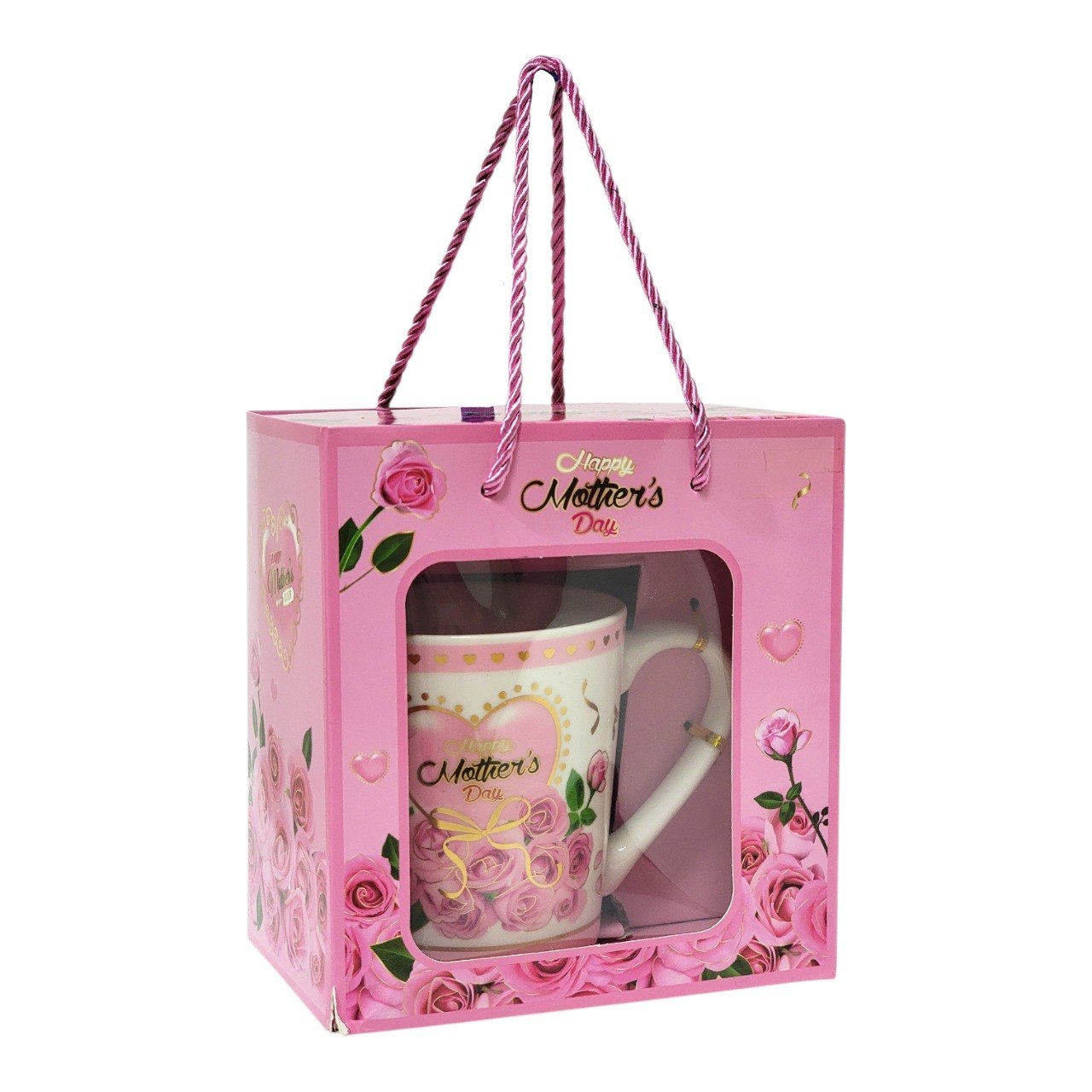 SET DE TAZA DE REGALO DE DIA DE LA MADRE CON CUCHARA BENELI HOME