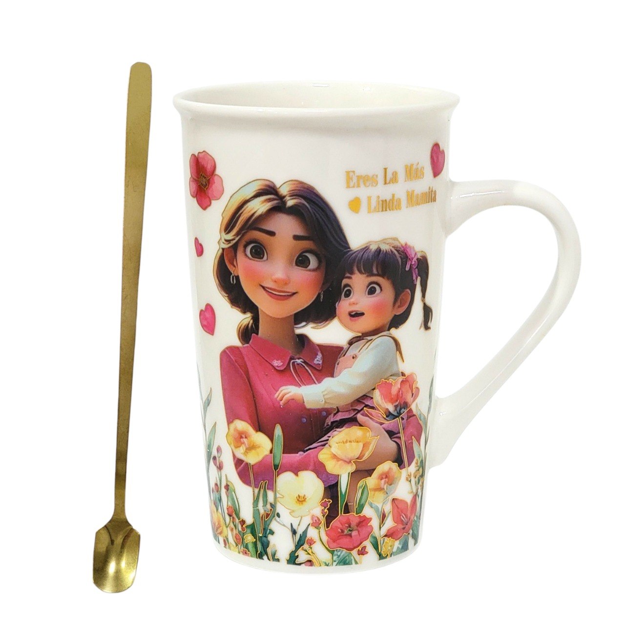 SET DE TAZA DE REGALO PARA MAMÁ CON CUCHARA