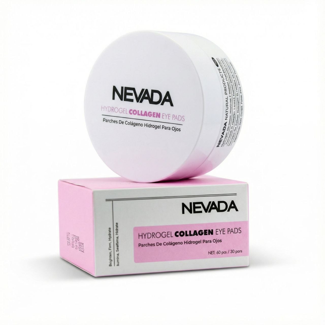 PARCHES PARA OJOS ANTIOJERAS DE COLAGENO HIDROGEL NEVADA 30 PARES