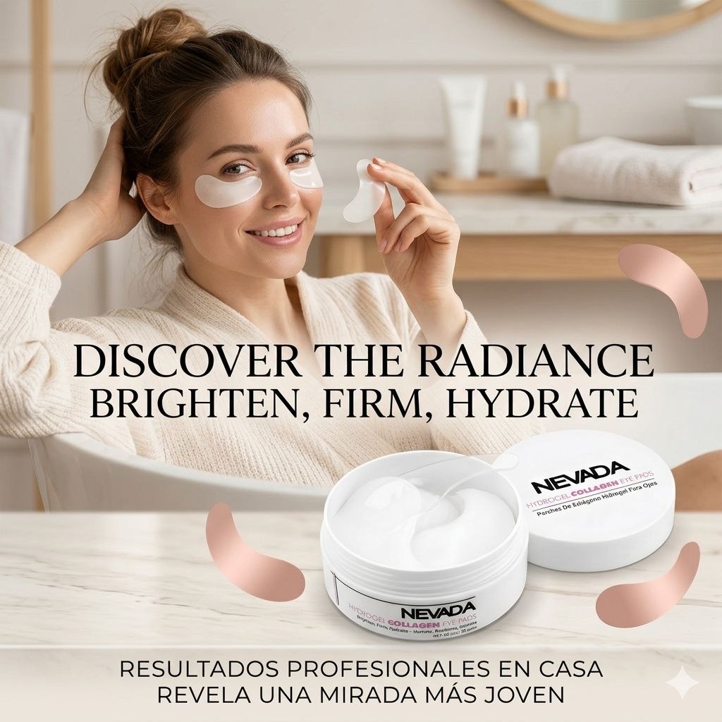 PARCHES PARA OJOS ANTIOJERAS DE COLAGENO HIDROGEL NEVADA 30 PARES