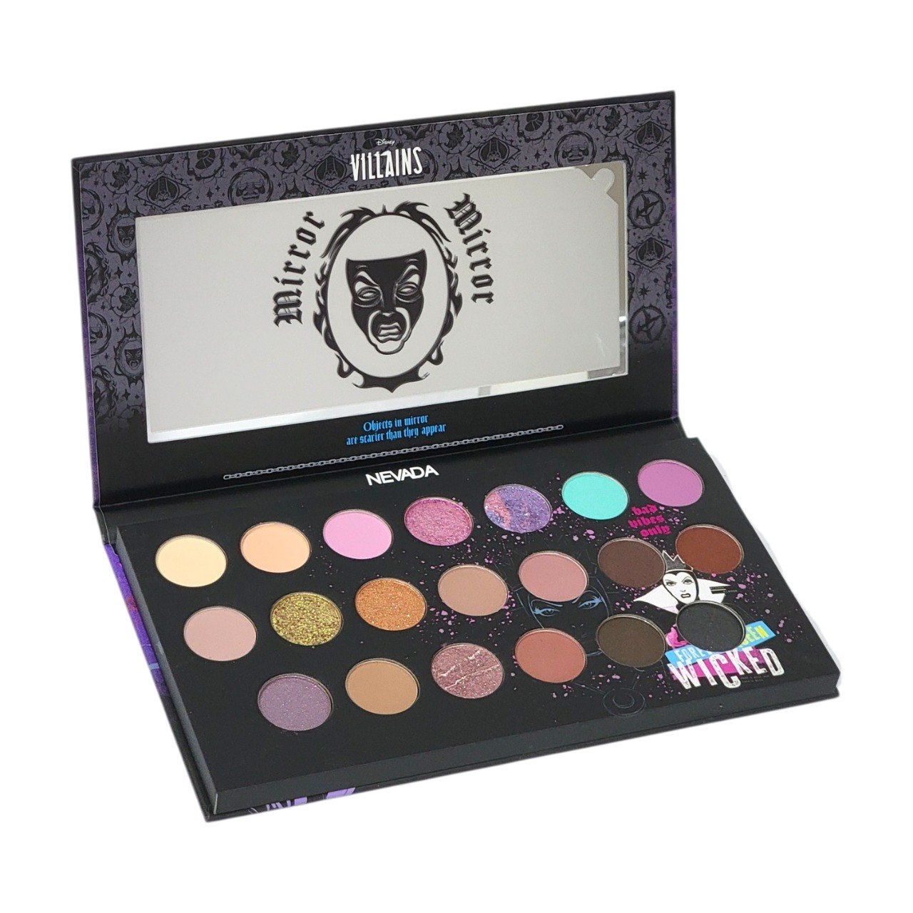 PALETA DE SOMBRAS DE OJOS DE VILLANOS DE DISNEY 21 TONOS NEVADA