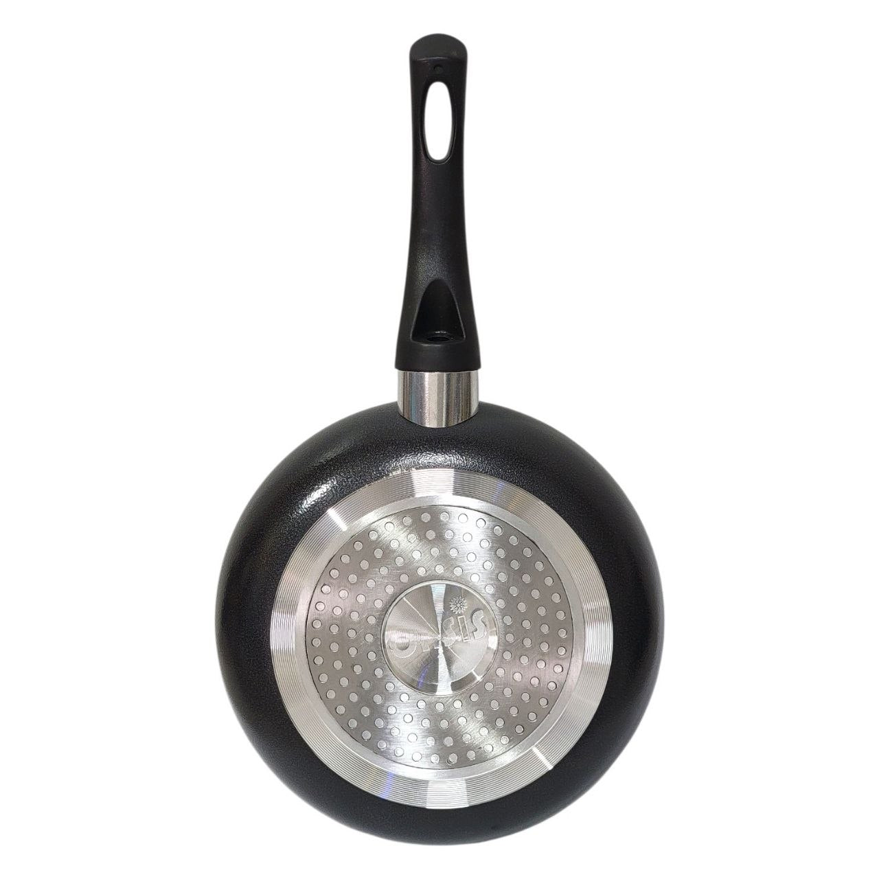 SARTEN DE ALUMINIO ANTIADHERENTE CON TAPA DE VIDRIO OASIS 20CM