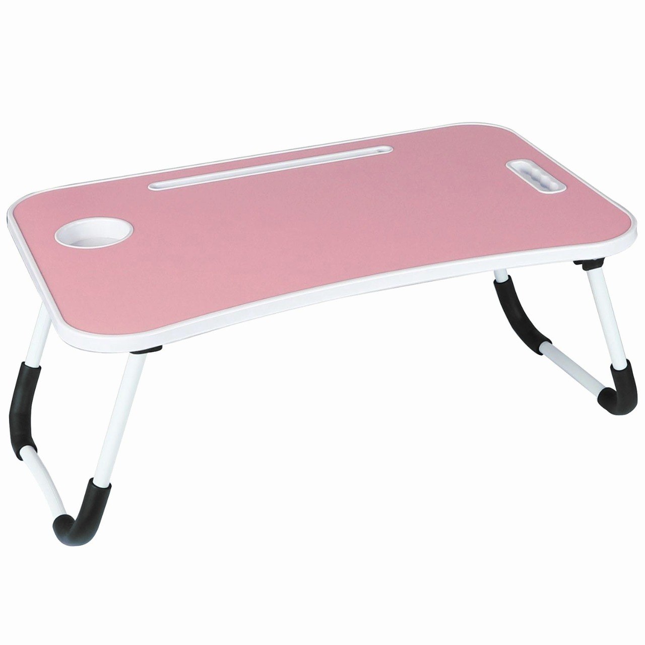 MESA PLEGABLE PORTATIL PARA LAPTOP MULTIFUNCIONAL 40X60CM + 27CM