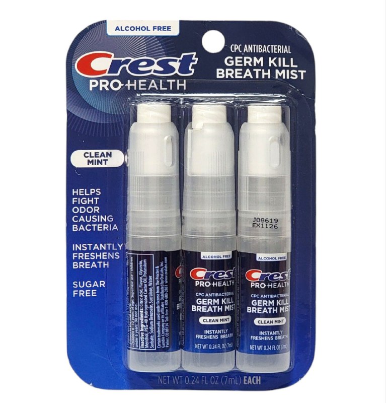 SPRAY BUCAL PARA ELIMINAR GERMENES Y ALIENTO PAQUETE DE 3 CREST