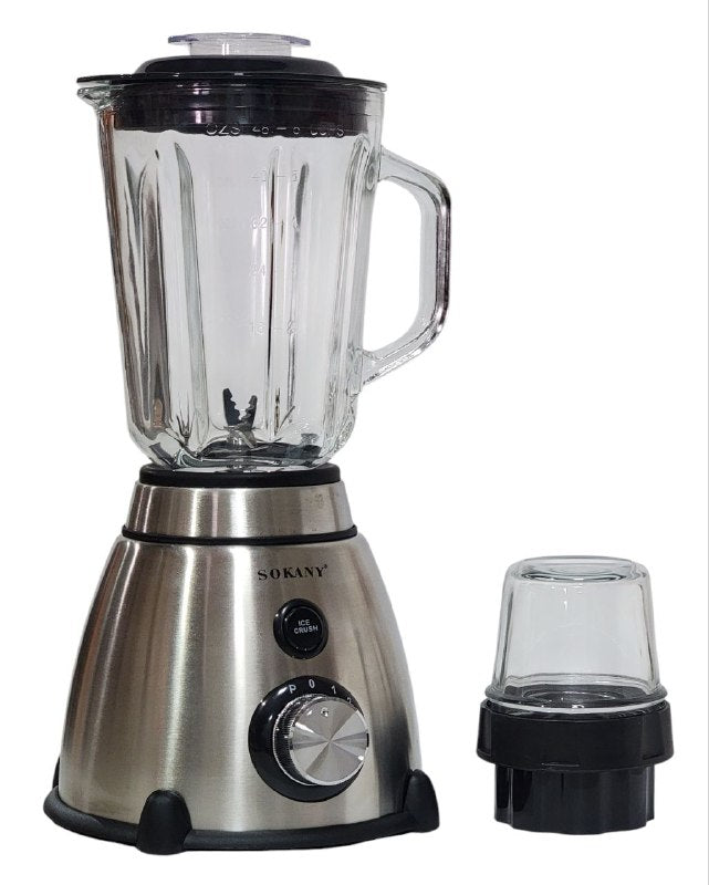 MAQUINA LICUADORA MULTIUSOS, SK-03031, ALTA POTENCIA 800W, EMPUÑADURA ERGONOMICA, LIMPIEZA FACIAL, 5 VELOCIDADES SOKANY