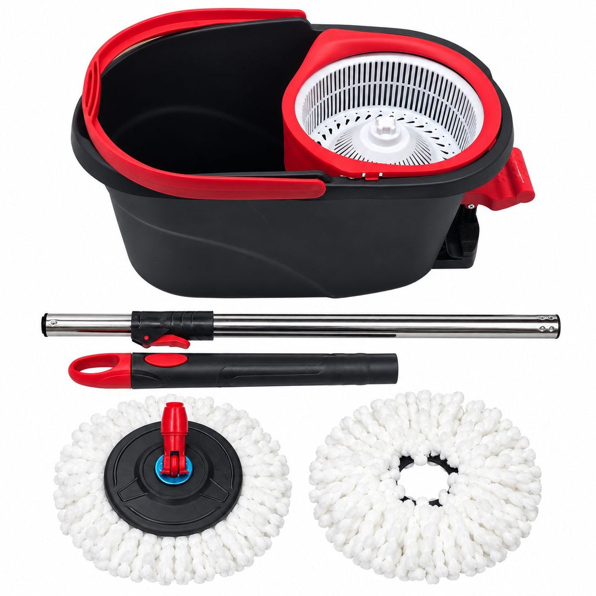 MOPA GIRATORIA 360 SPIN MOP CON BALDE Y CABEZAL DE MICROFIBRA