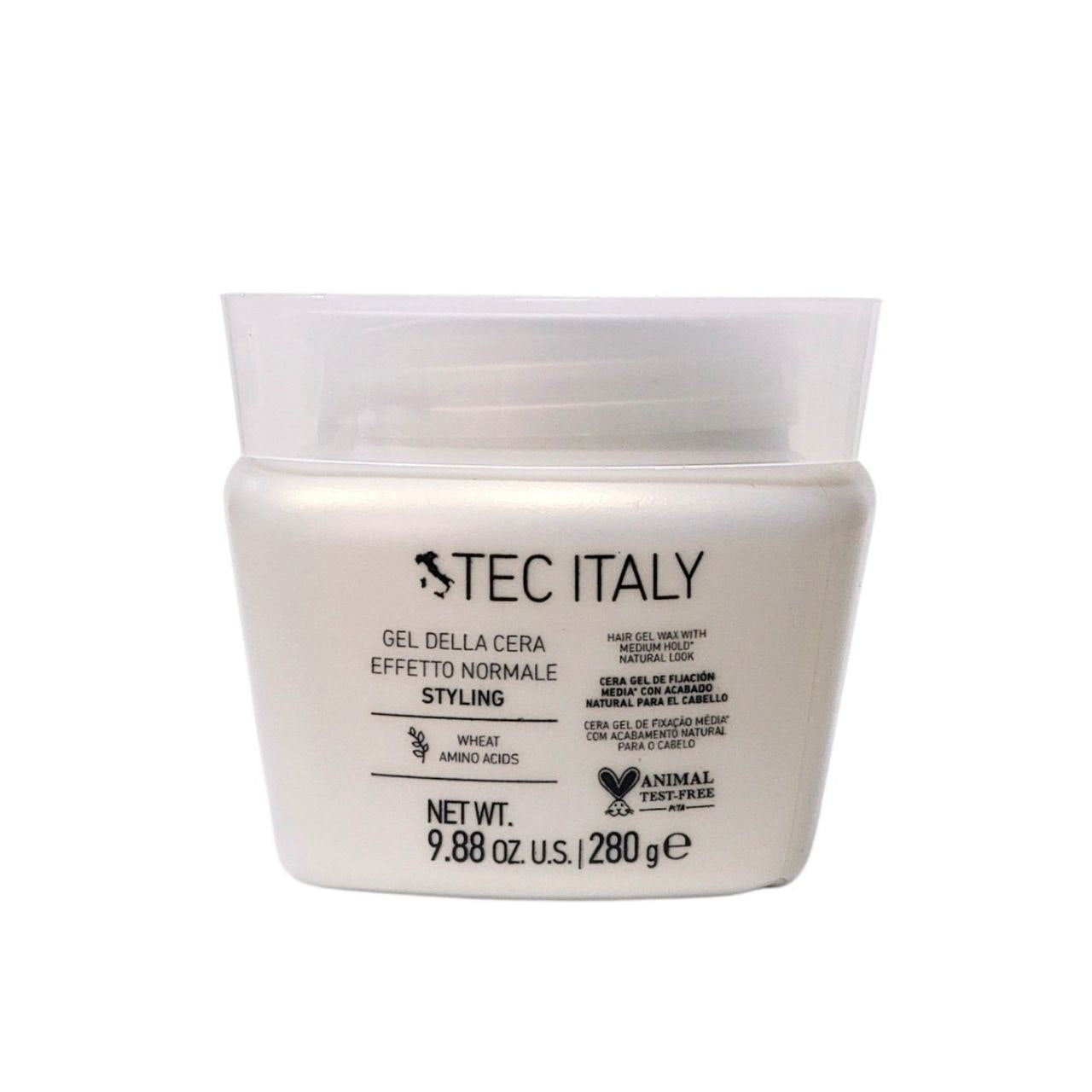 GEL PARA EL CABELLO DE FIJACION MEDIA CON AMINOACIDOS DE TRIGO TEC ITALY 280G