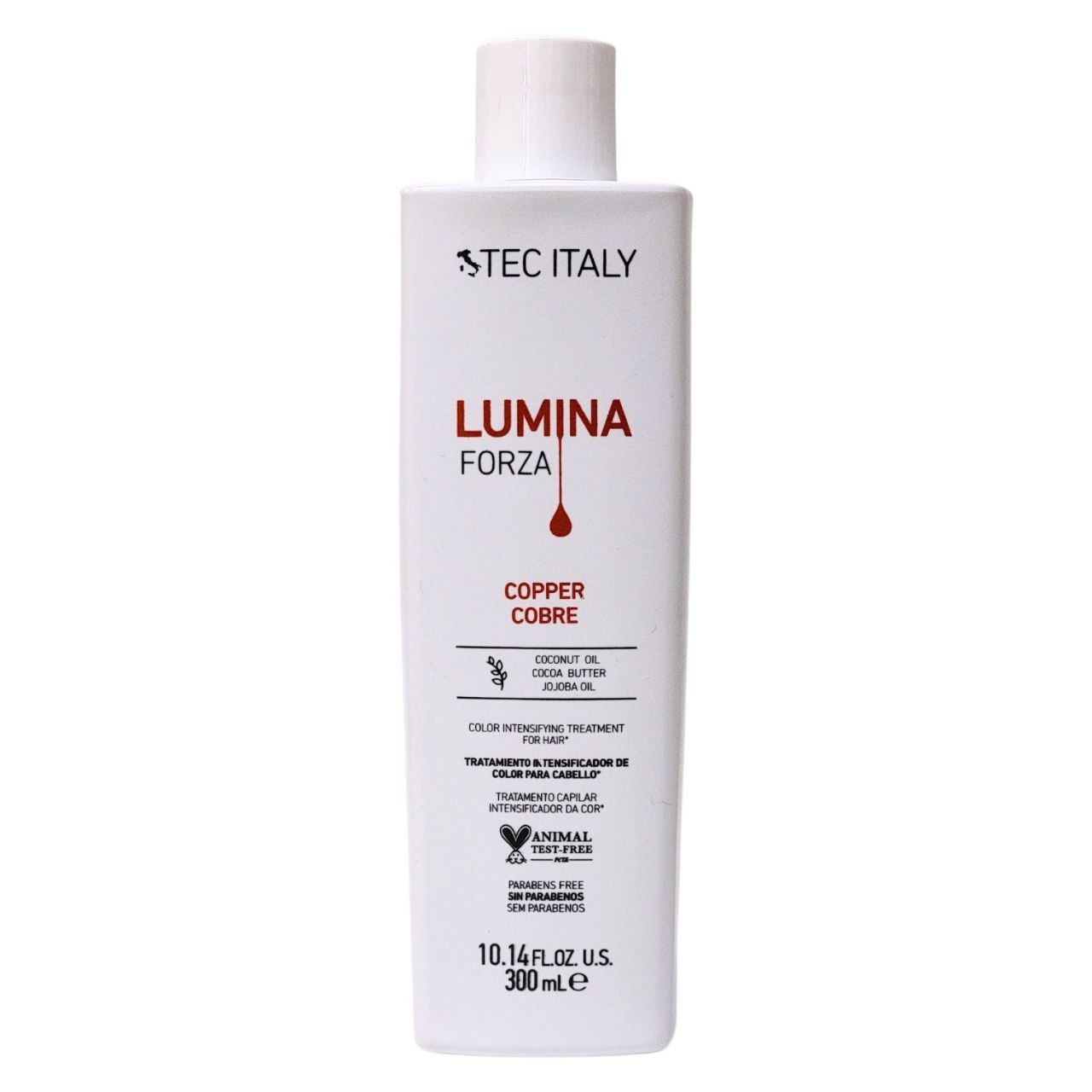 MASCARILLA PARA EL CABELLO REVITALIZANTE DE COLOR COBRE TEC ITALY 300ML