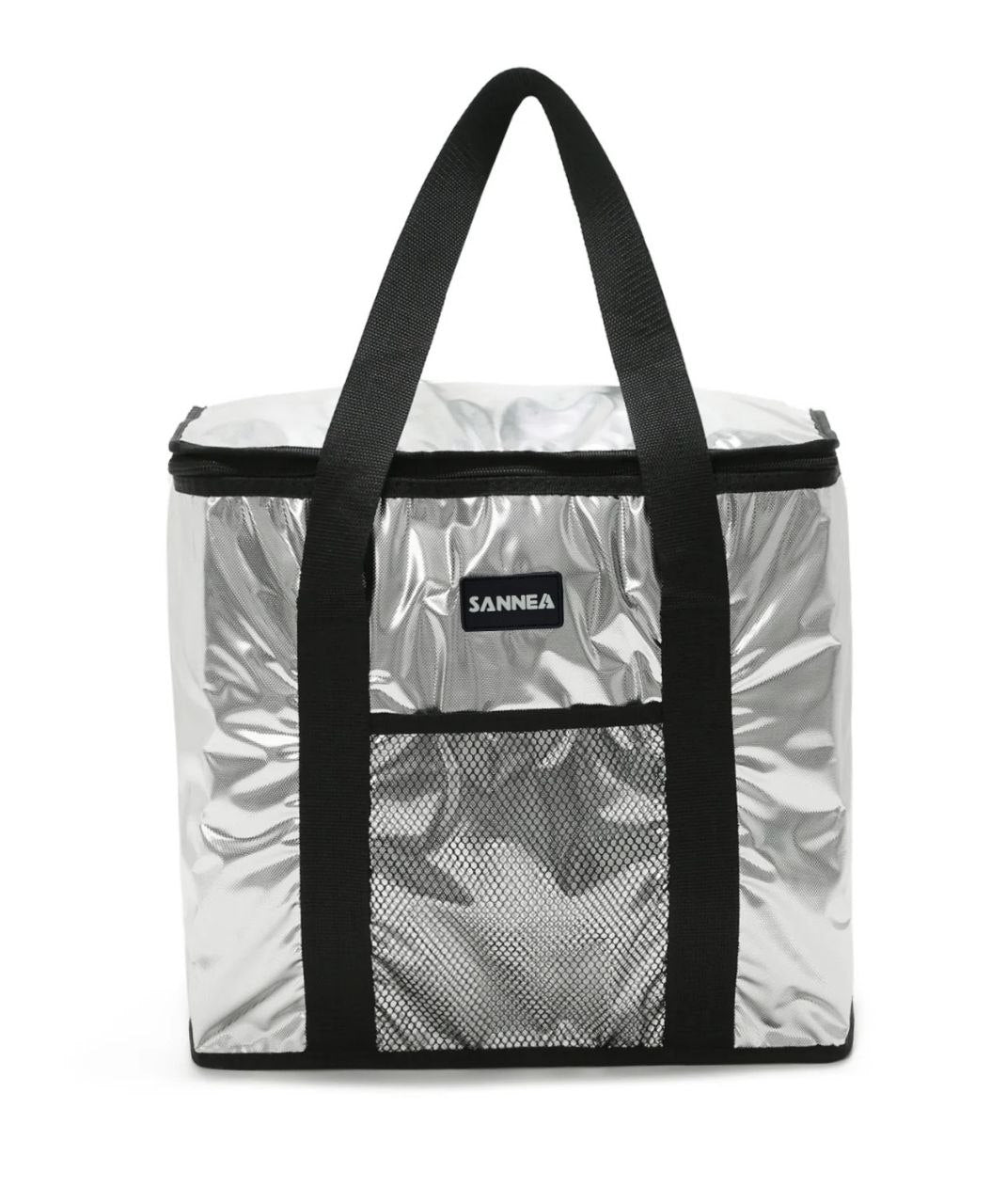 LONCHERA TERMICA PLEGABLE CON ASAS PARA UN TRANSPORTE CÓMODO 36X22X33CM