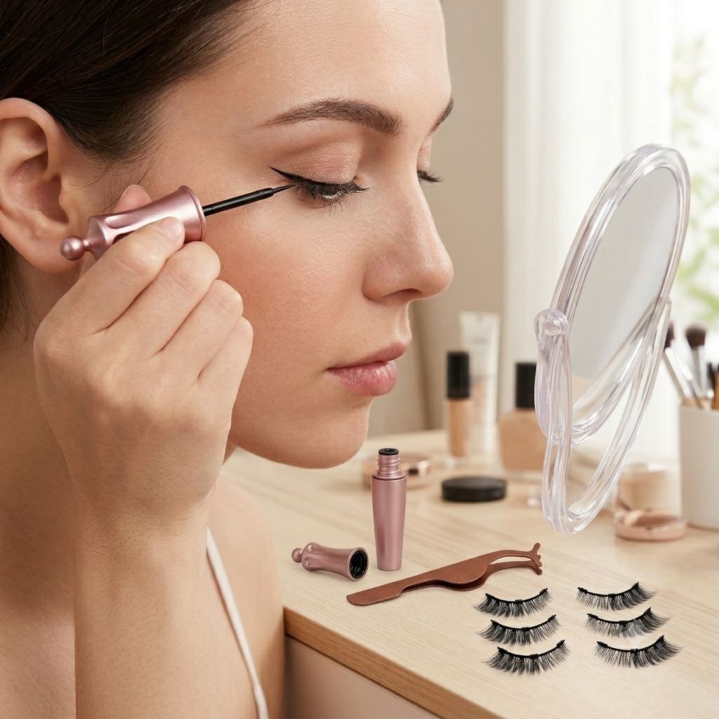 SET DE PESTAÑAS POSTIZAS MAGNETICAS REUTILIZABLES 3PCS STAY BEAUTIFUL