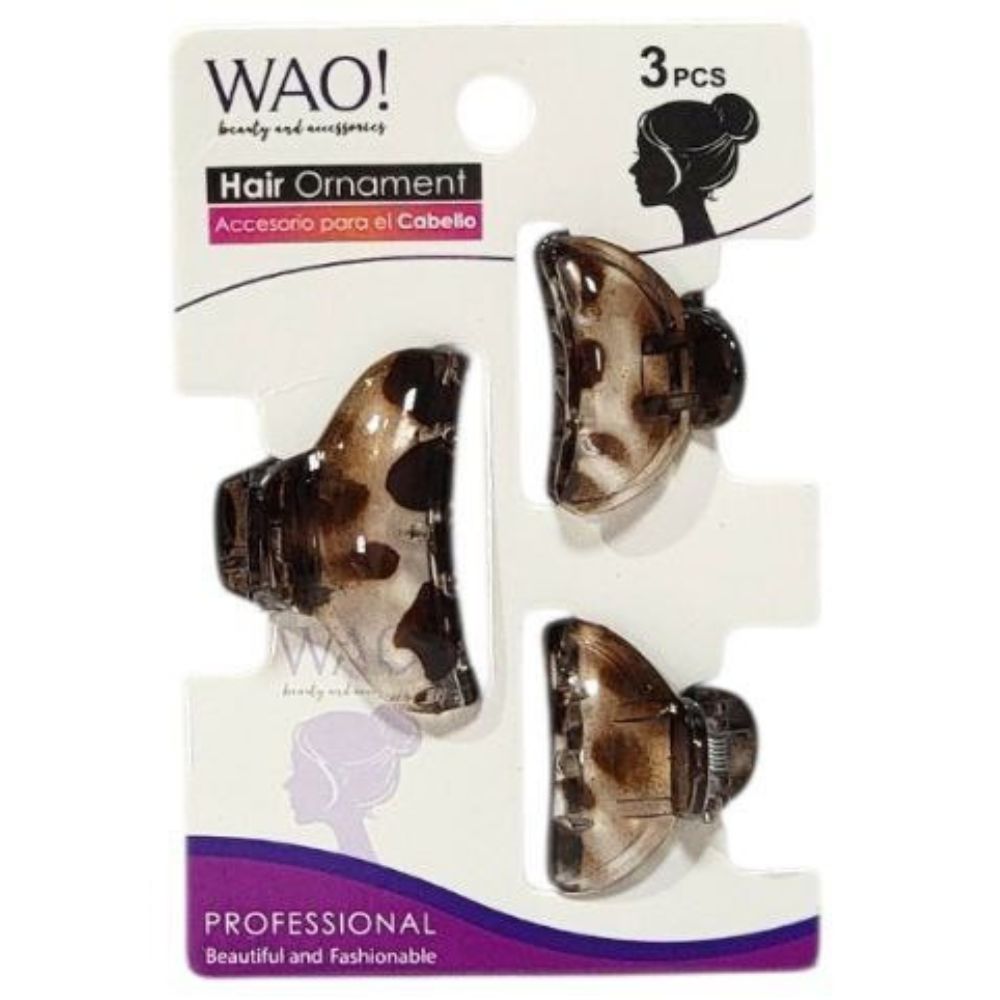GANCHO PARA EL CABELLO DE AGARRE FIRME 3PCS WAO!  4CM,3CM X 2PCS