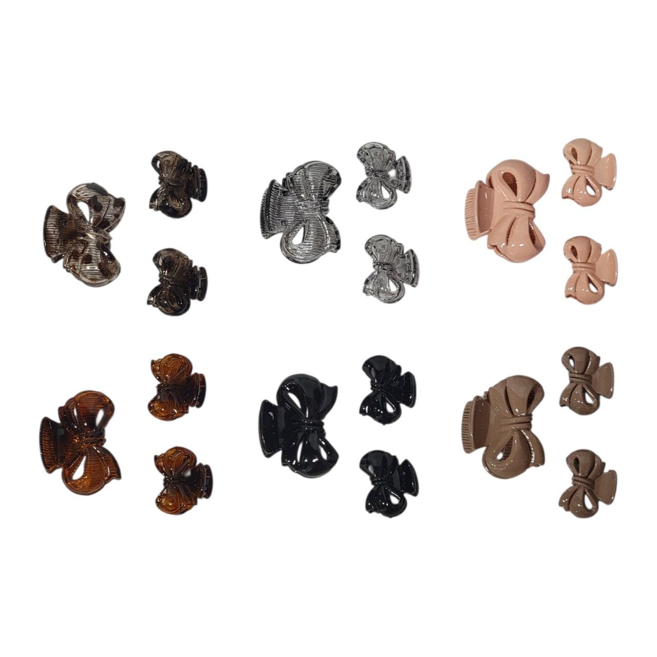 GANCHO PARA EL CABELLO DE AGARRE FIRME 3PCS WAO! 5.2X7CM