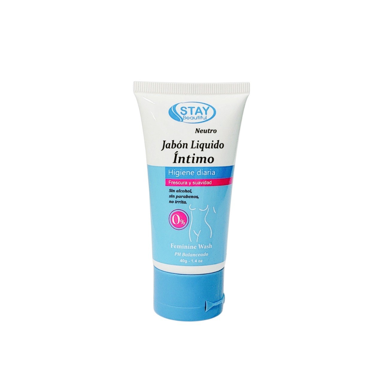 JABON EN LIQUIDO INTIMO FEMENINO CON AROMA NEUTRO STAY BEAUTIFUL 40G
