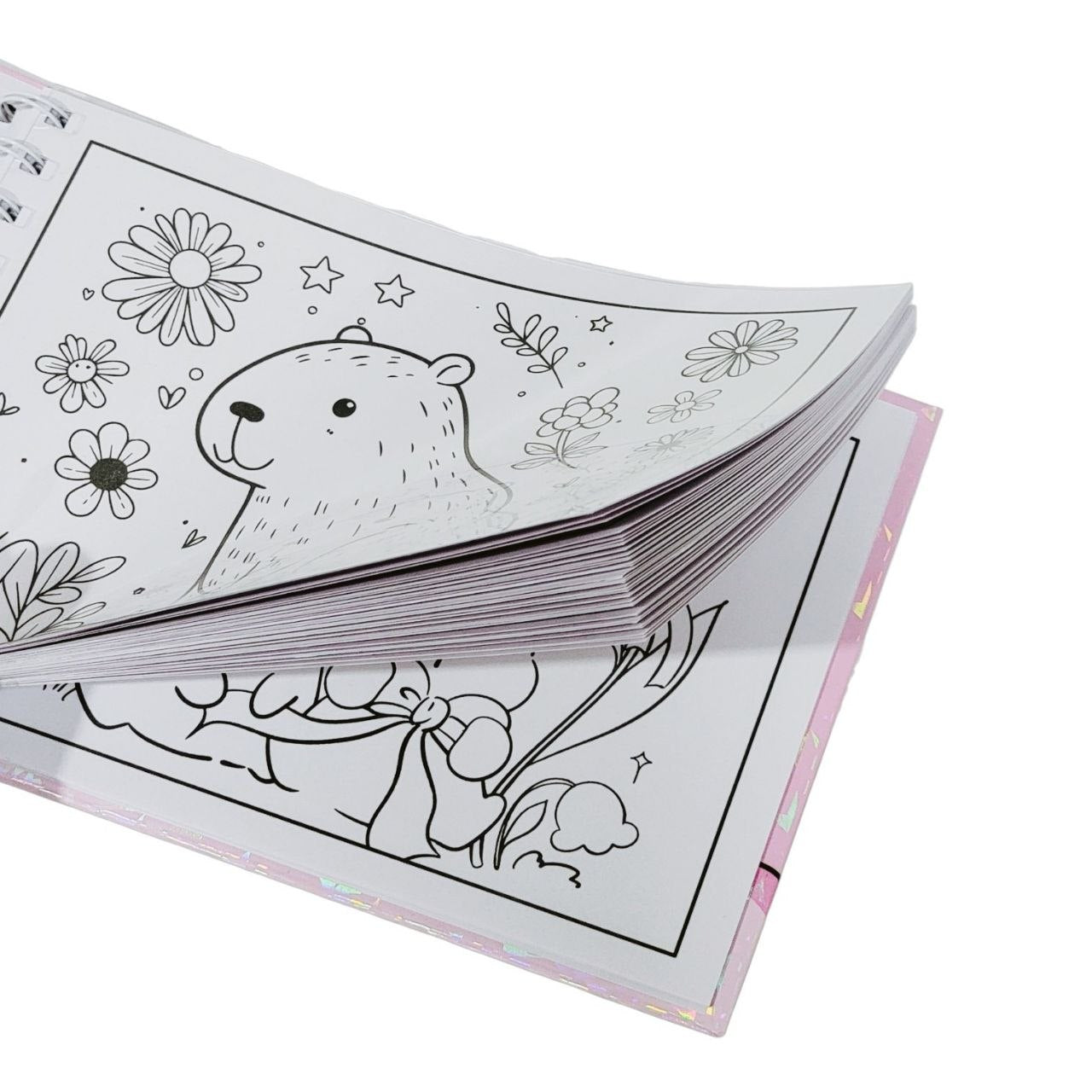 LIBRO PARA COLOREAR DE CAPIBARAS INFANTIL 20.5X15CM