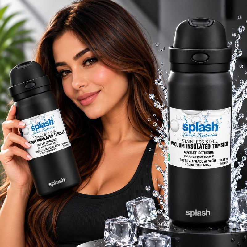 BOTE TERMICO DE ACERO INOXIDABLE SPLASH 900ML