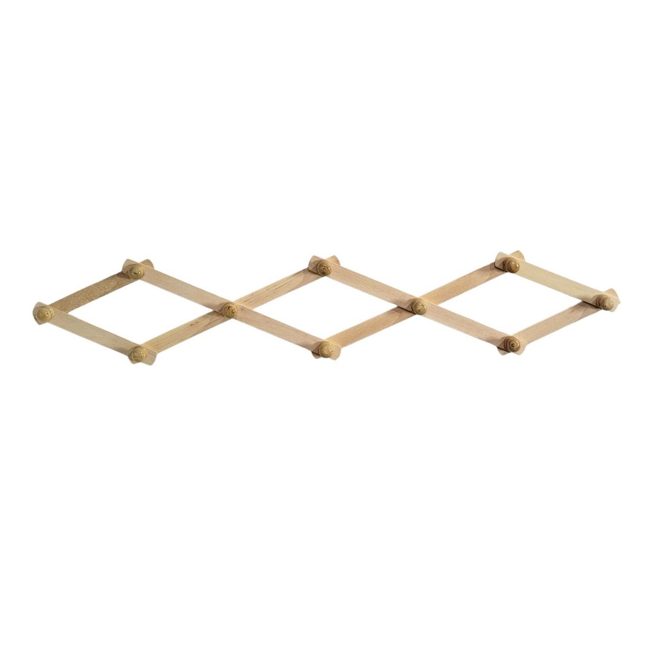 PERCHERO DE MADERA EXPANDIBLE CON 10 GANCHOS LOTUS