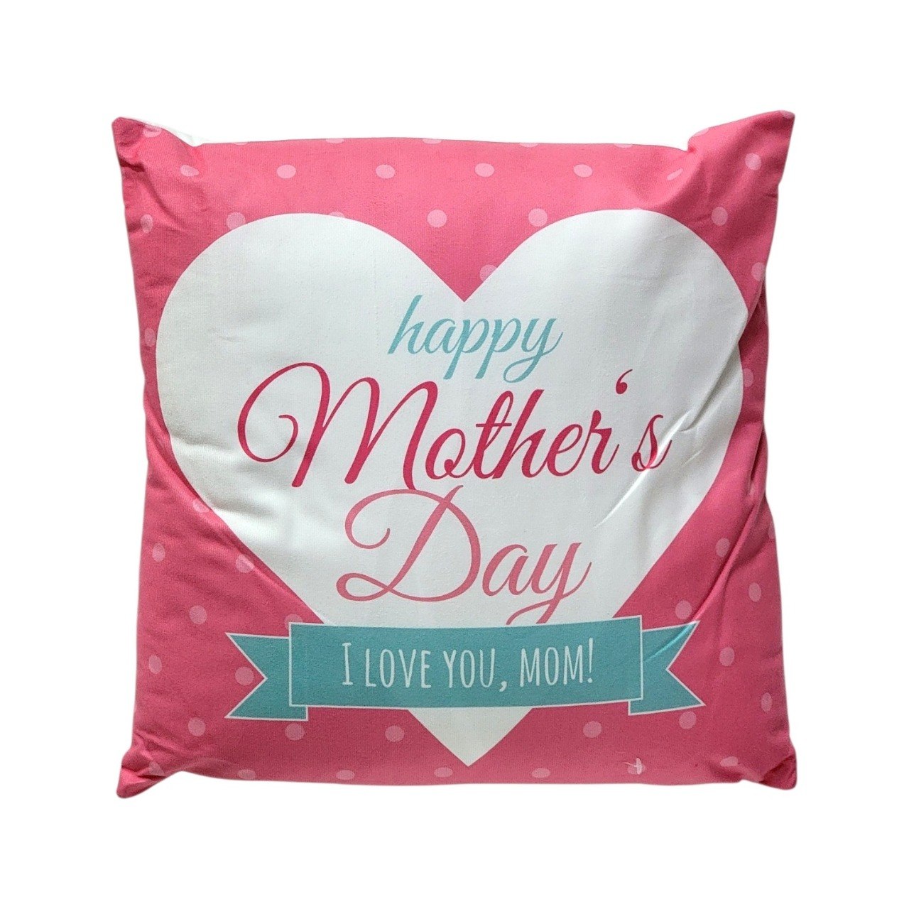 COJIN ALMOHADA DECORATIVO DE REGALO PARA DIA DE LAS MADRES 43X43CM