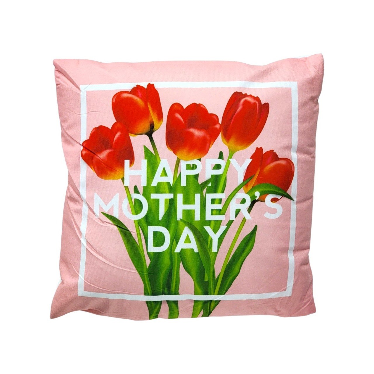 COJIN ALMOHADA DECORATIVO DE REGALO PARA DIA DE LAS MADRES 43X43CM