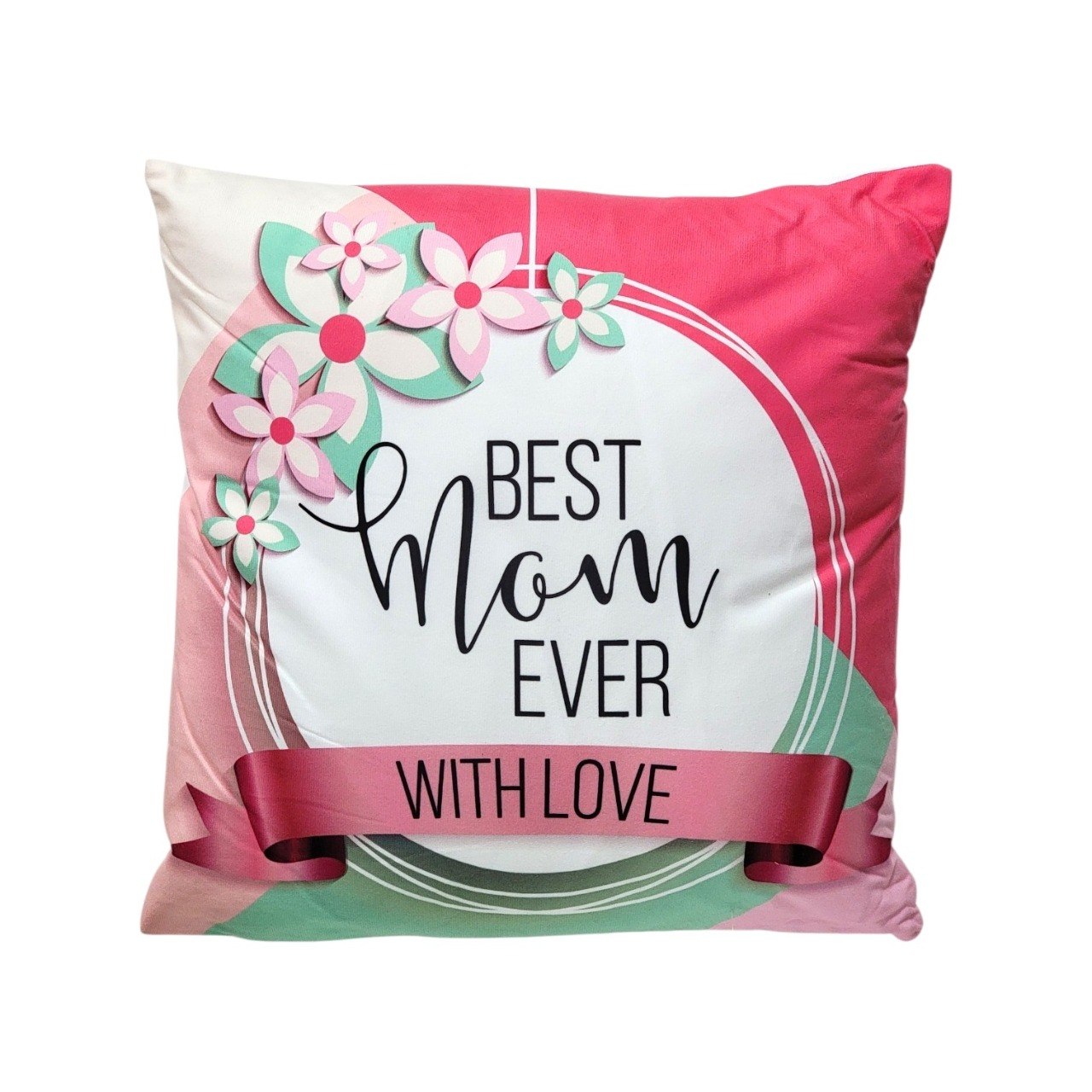 COJIN ALMOHADA DECORATIVO DE REGALO PARA DIA DE LAS MADRES 43X43CM