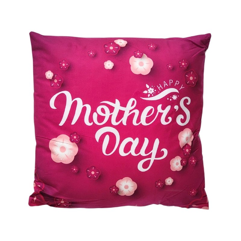 COJIN ALMOHADA DECORATIVO DE REGALO PARA DIA DE LAS MADRES 43X43CM