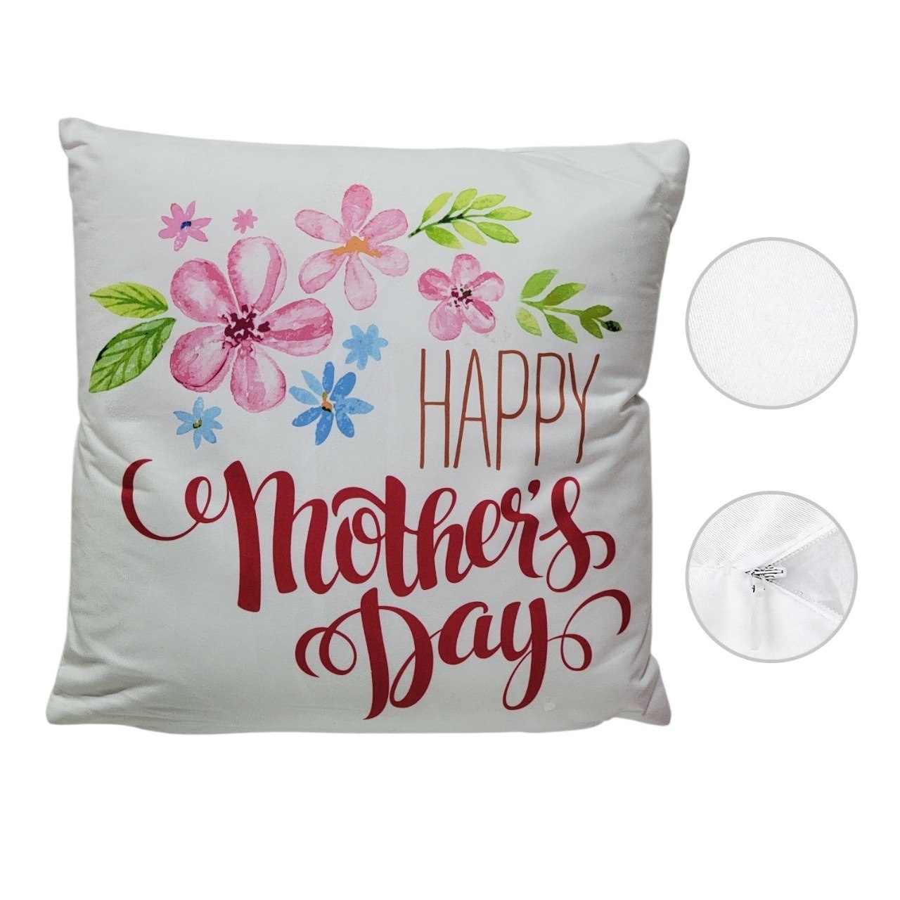 COJIN ALMOHADA DECORATIVO DE REGALO PARA DIA DE LAS MADRES 43X43CM