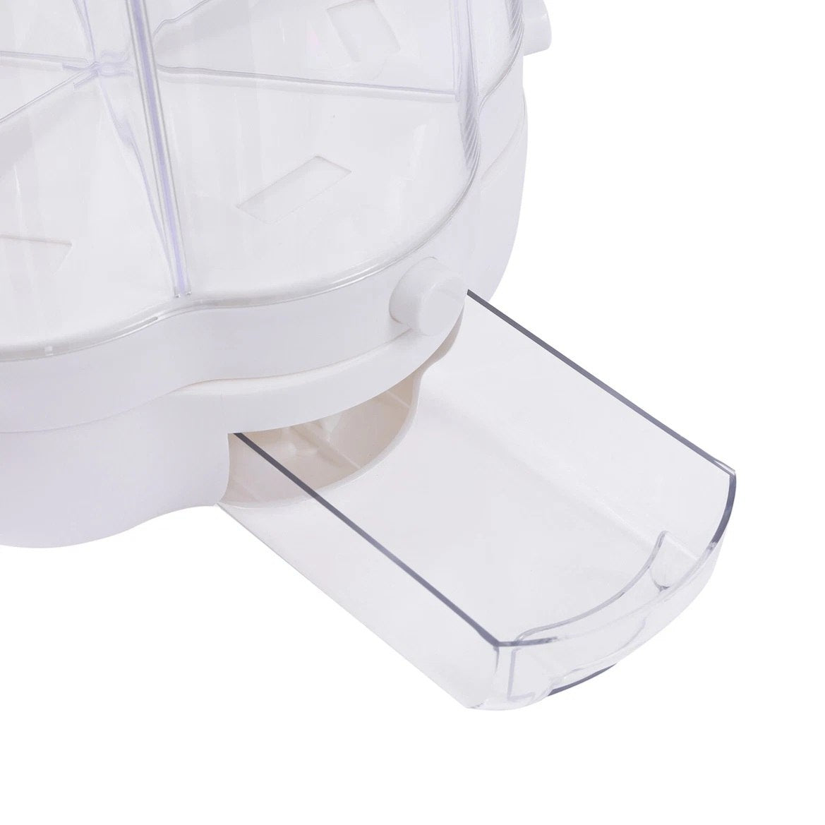 DISPENSADOR ORGANIZADOR DE GRANOS Y CEREALES GIRATORIO 7L 25X28X26CM