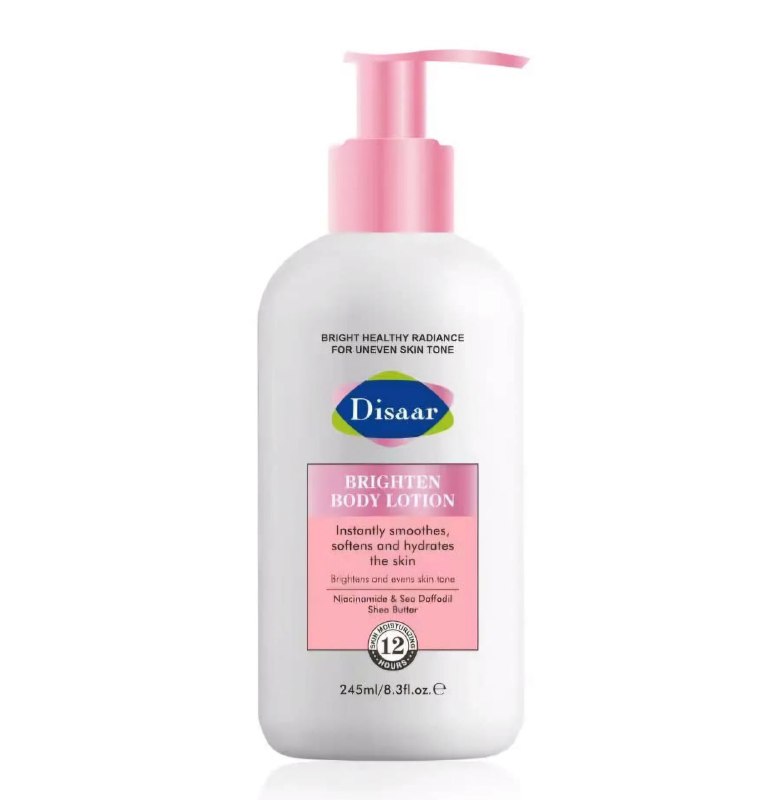 CREMA CORPORAL ILUMINADORA CON MANTECA DE KARITE NIACINAMIDA Y NARCISO MARINO DISAAR 245ML