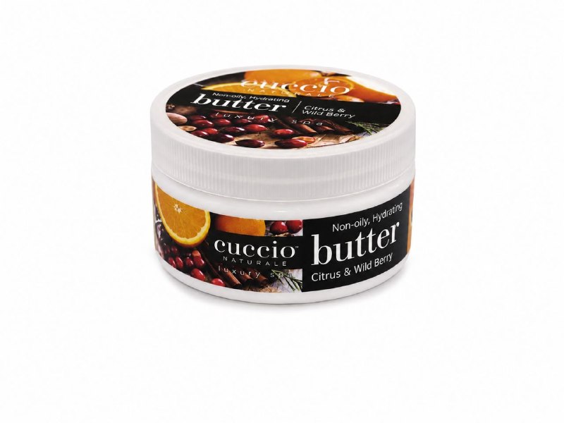 CREMA CORPORAL EXFOLIANTE E HIDRATANTE CON AROMA CITRICOS Y BAYAS SILVESTRES CUCCIO 226G