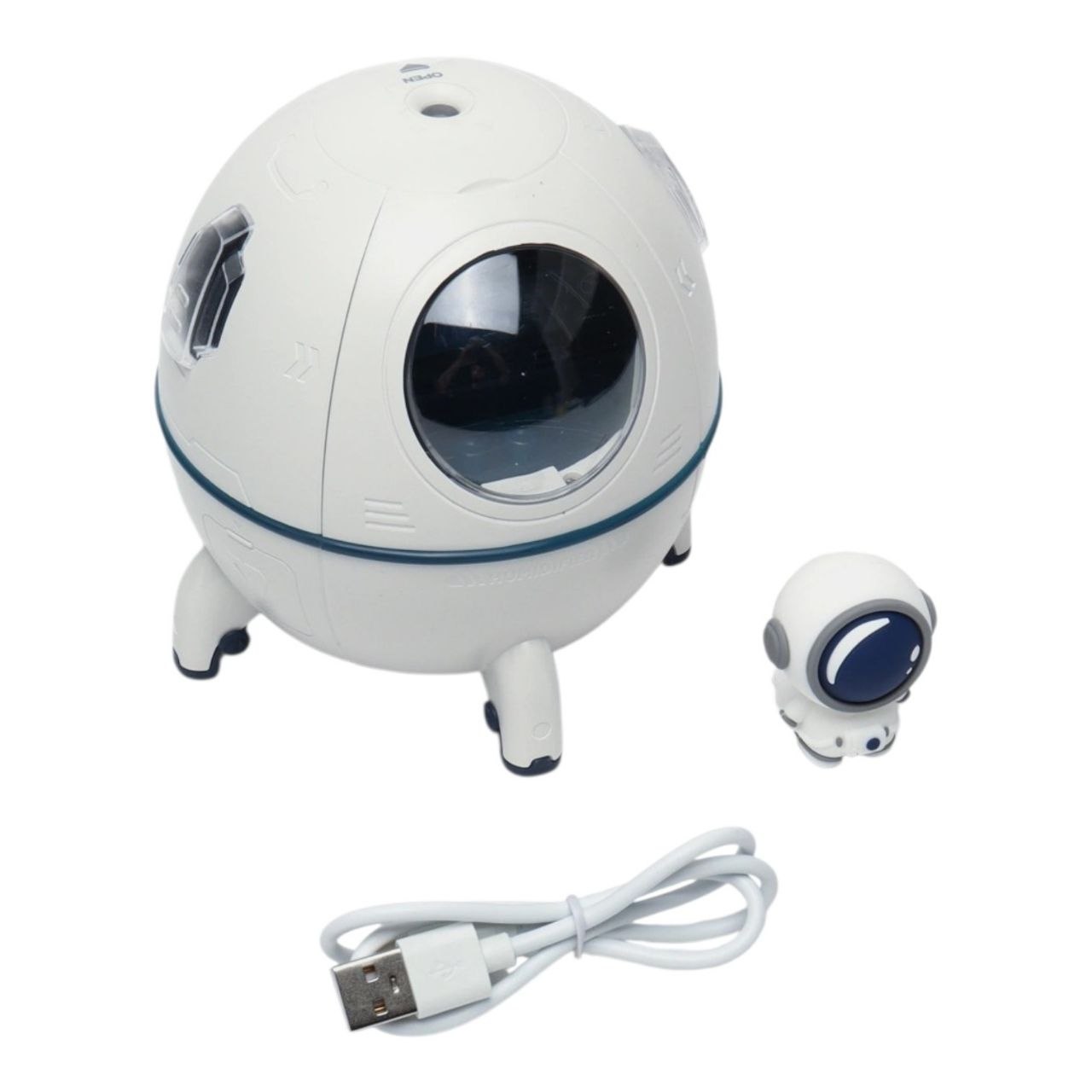 HUMIFICADOR PORTATIL CON DISEÑO DE CAPSULA ESPACIAL CON ASTRONAUTA 11X11CM 250ML