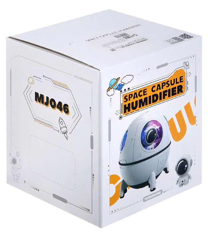 HUMIFICADOR PORTATIL CON DISEÑO DE CAPSULA ESPACIAL CON ASTRONAUTA 11X11CM 250ML