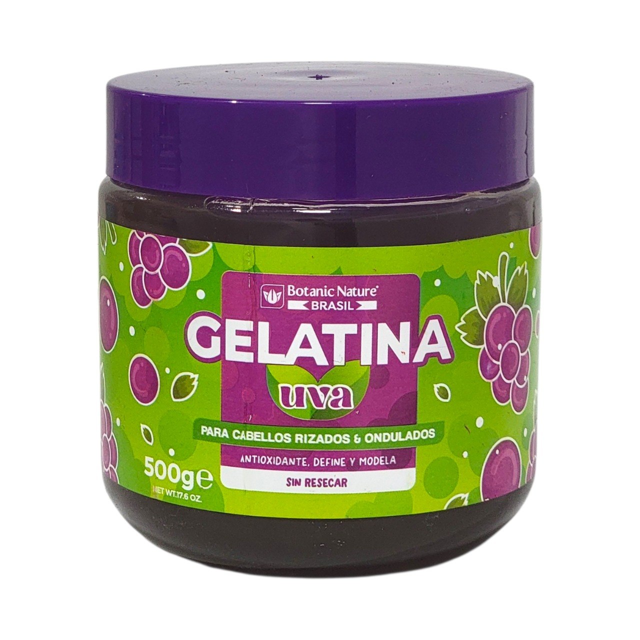 GEL PARA EL CABELLO ACTIVADORA DE RIZOS Y ONDAS AROMA UVA BOTANIC NATURE 500G
