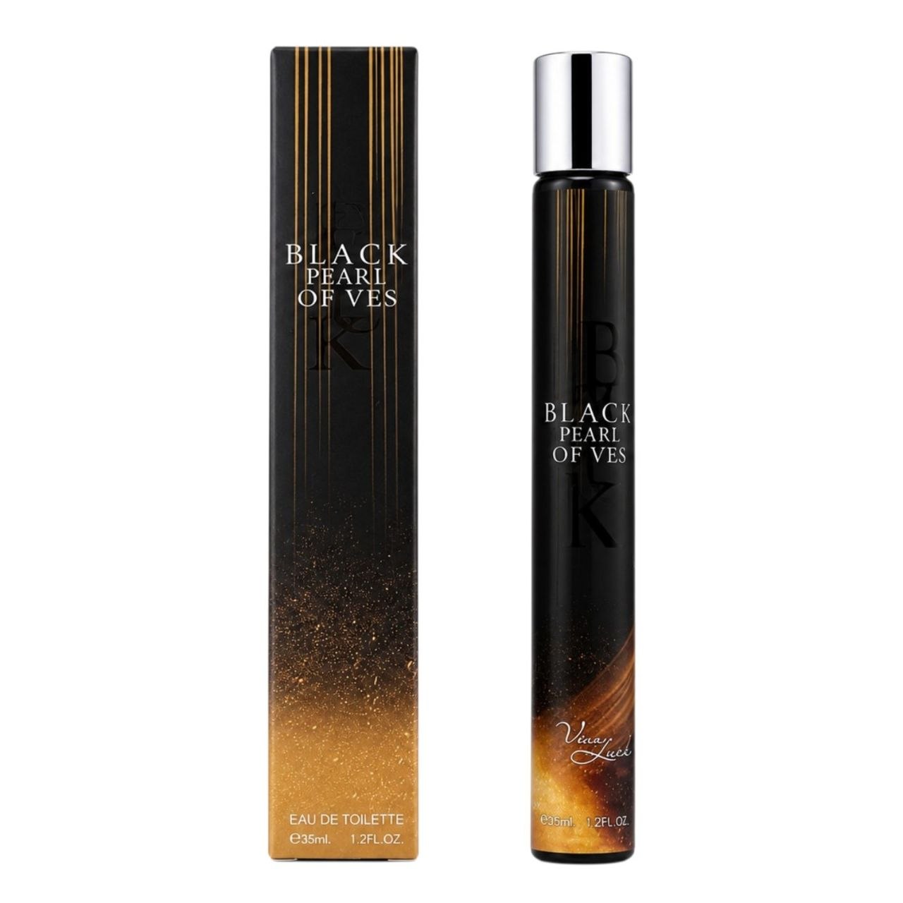 PERFUME EN TUBO PARA HOMBRE VIVA LUCK BLACK RAEN OF VES 22 EDT 35ML (H)